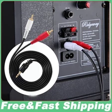 3.5mm to RCA Cable 2RCA to AUX Cord 2-RCA to 3.5mm Adapter Stereo Audio Y-Cable