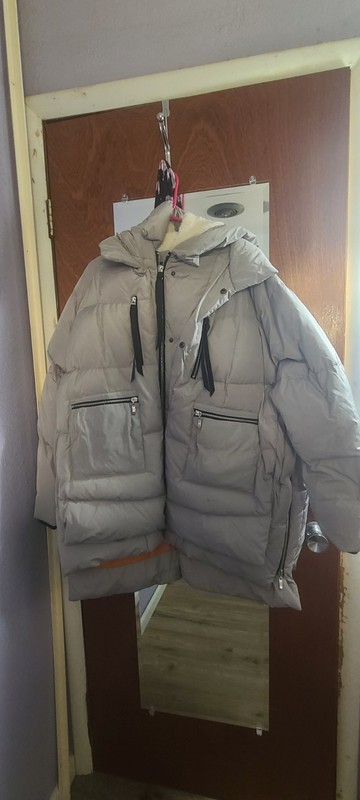 Orolay YRF092 3XL Women's Thickened Down Jacket - Gray