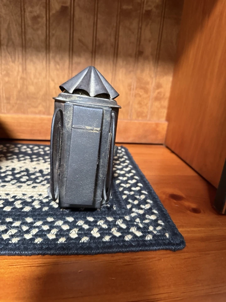 Antique Police Watchman Lantern Bullseye Clear Lens Handheld Oil Marine Lamp - Image 3 of 4