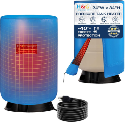 #ad #ad Insulated Heated Well Pressure Tank Cover for Freeze Protection to 20℉ $310.99