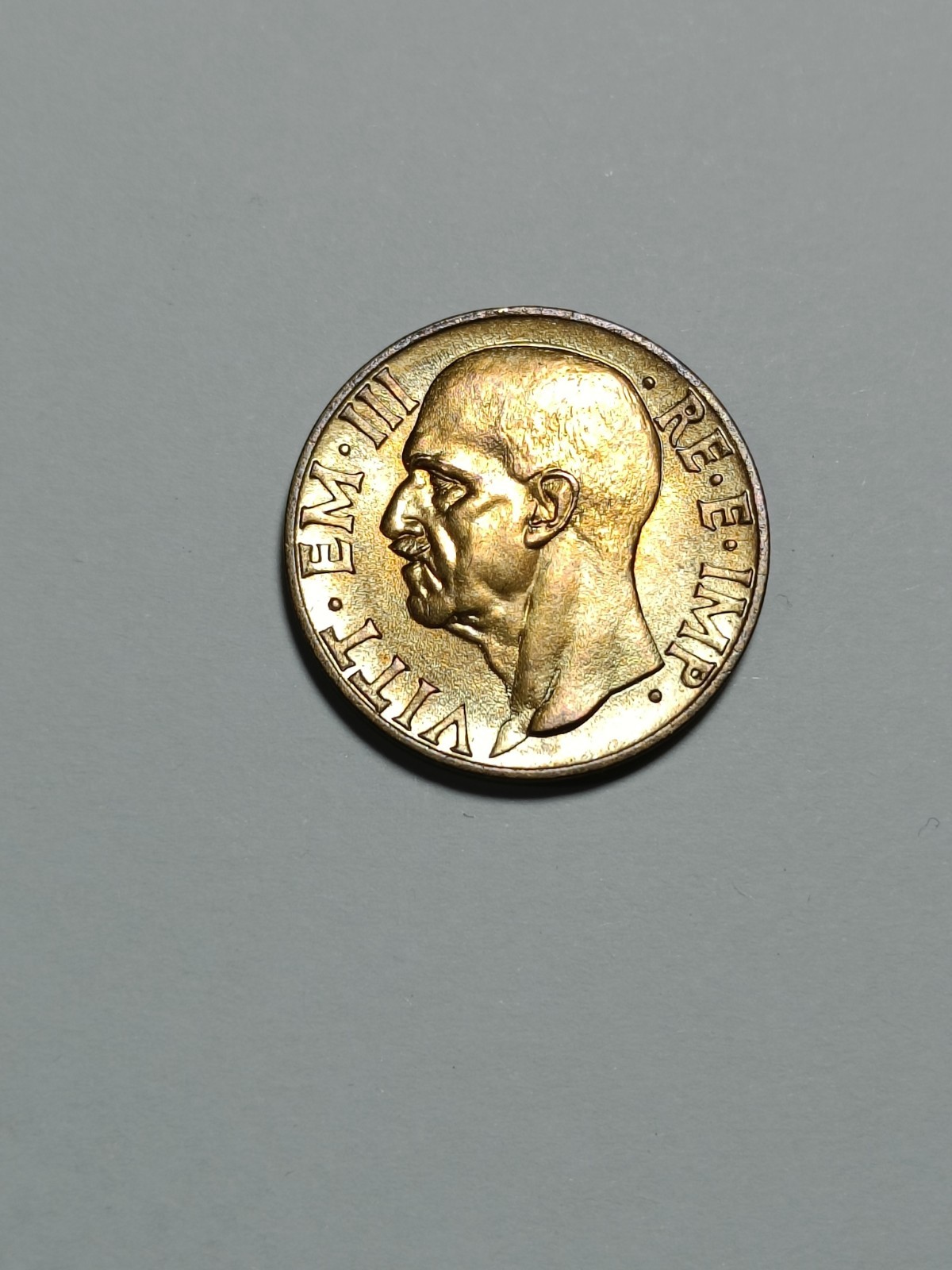  VITTORIO EMANUELE III - 10 CENTS 1939 - UNC F1095