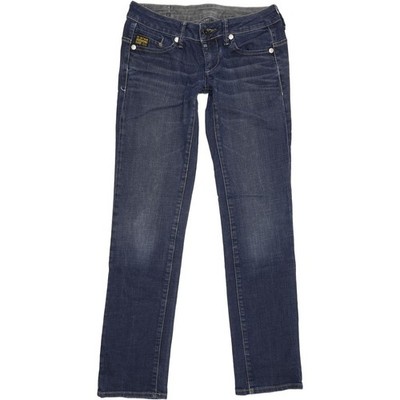 G-Star Midge  Damen Blau Straight Slim Stretch Jeans W28 L32 (72355)