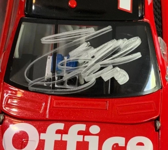 Autografiado Tony Stewart #14 Office Depot Old Spice NASCAR Diecast 1:24 Firmado Foto 2 de 4