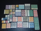 US STAMP COLLECTION OLD  FLAT PLATE ROTARY OFFSET REG ISSUES (119) UNUSED SOUND