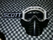 Vintage SCOTT  goggles/mask / face guard ,mx,ama, motocross, helmet, visor 