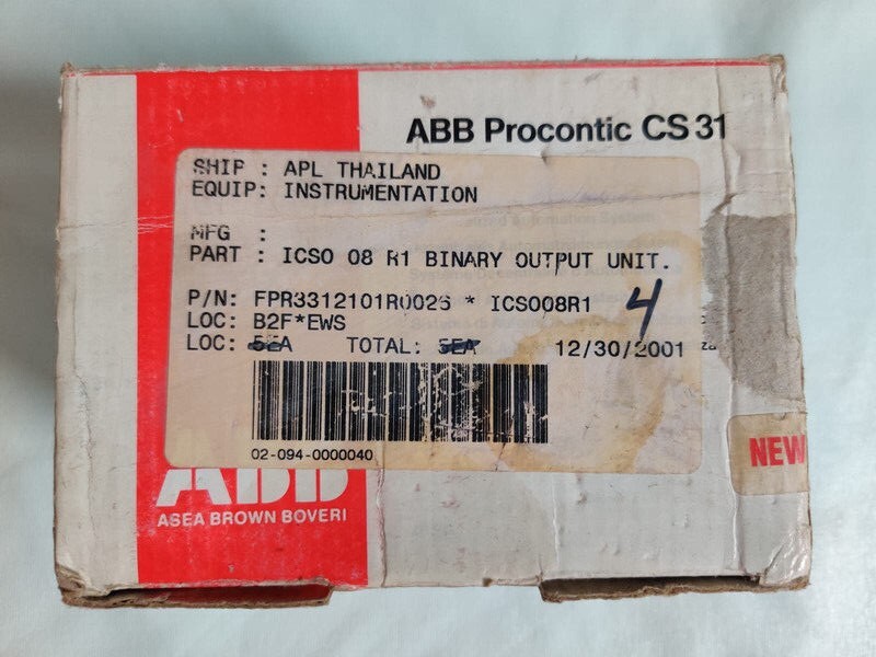 ABB ICSO08R1 - 230V ( New Opened Box ) Procontic CS31 Module PN:FPR3312101R0026