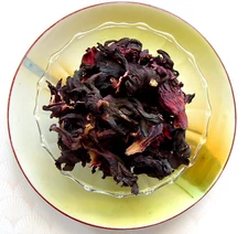 Hibiscus Cut Herbal Tisane Tea Pure Hand Picked Deep Red Jamaica No Additives