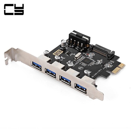 USA 5Gbps 4 Ports PCI-E to USB 3.0 HUB PCI Express Expansion Card Adapter - Picture 6 of 11