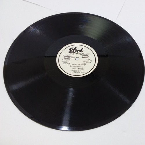 LORRY RAINE I'M ONLY HUMAN DOT 15173 78 Rpm Disc Jockey Sample - Picture 2 of 4