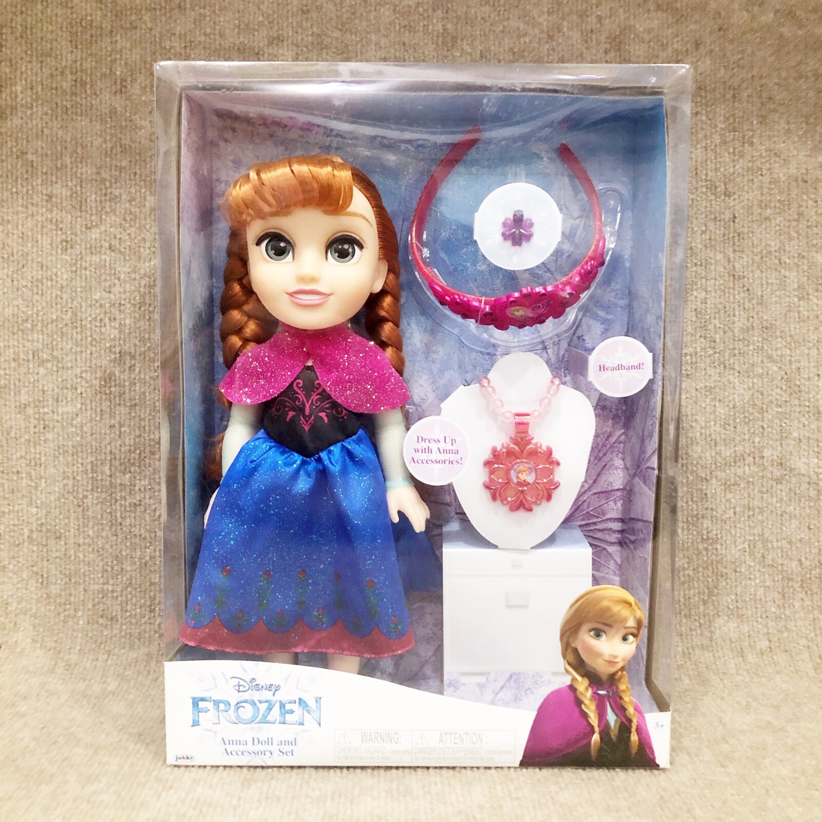 * NEW * Disney Frozen 13 Inch Anna Doll And Accessory Set (Kayleigh