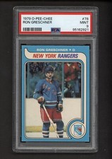 1979 OPC #78 RON GRESCHNER PSA 9 MINT POP 8!