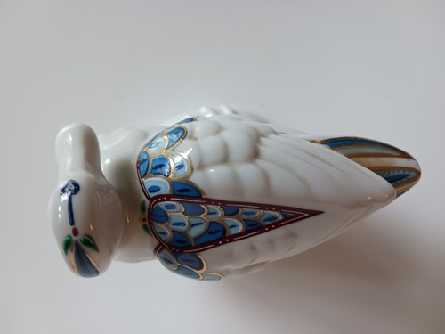 Byzantium Elizabeth Arden Enamel & Gold Accent Duck Potpourri Fragrant WaxHolder - Picture 6 of 12
