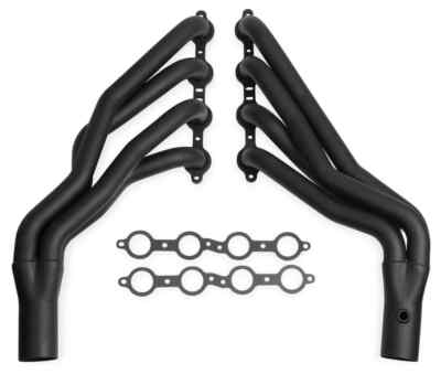 SOUTHWEST SPEED LONG TUBE HEADERS,1 7/8'',3'' COL,07-13 SILVERADO,SIERRA,V8,BLACK