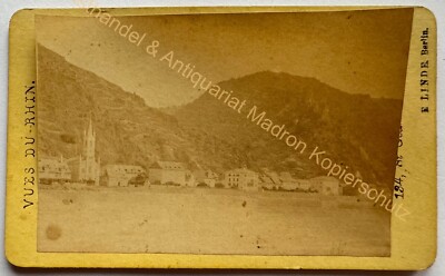 orig. CDV Foto Fotografie St. Goarshausen Linde Berlin um 1870