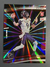 Desmond Ridder 2022 Panini Prestige Sunburst Rookie Card RC #304 Atlanta Falcons. rookie card picture
