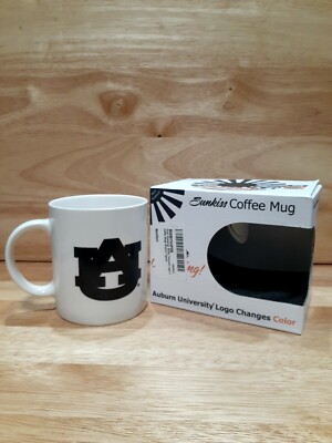 New! Auburn Tigers   Color Changing! NCAA Thermo H Logo Ceramic Coffee Mug $12