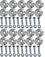 Body Washers 1in with Flush Head Bolts Mill Recessed 1" 20 pack