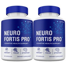 Neuro Fortis Pro Capsules, Supplement for Brain & Cognitive Health (2 Pack)