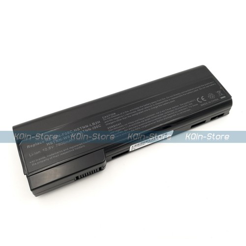 New 9-Cell Battery For HP EliteBook 8460p/8460w/8560p & ProBook 6560b/6460b - 7800mAh, 11.1V