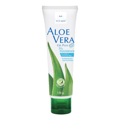 Vitara Aloe Vera Gel Plus Panthenol Protects Skin Problem 120G. | eBay