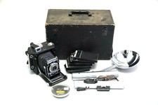 VINTAGE 3x4 GRAFLEX SPEED GRAPHIC PRESS CAMERA WITH KALART SYNCHRONIZED RANGE F
