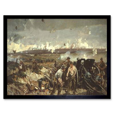 Jack Battle Vimy Ridge 12 x 16 Zoll gerahmter Kunstdruck