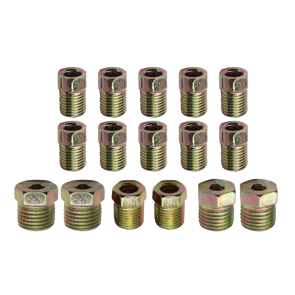 Rollo de tubo de línea de freno 3/16 25 pies recubierto de cobre rollo de tubo flexible 16 accesorios Foto 4 de 4