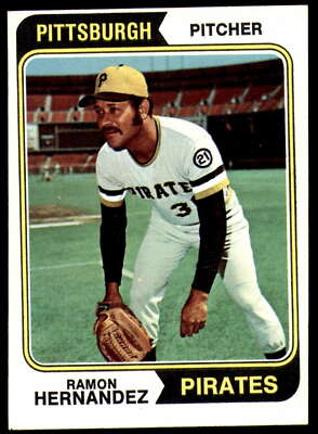 1974 Topps #222 Ramon Hernandez EX++ Excellent++ Pirates J2M | eBay