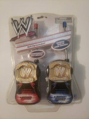 Ultimate WWE Wrestling: Walkie Talkies w/ Championship Design Belt Clip Included