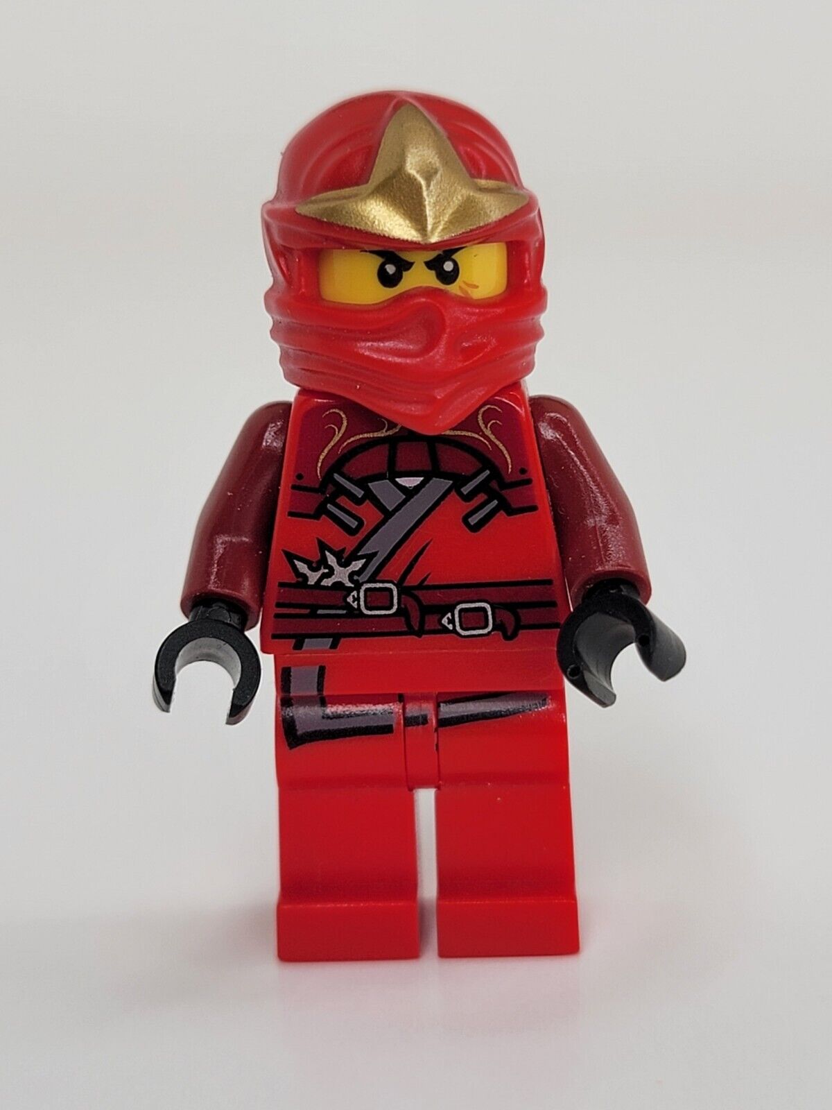 LEGO Ninjago -READ- njo032 9449 Kai ZX Missing Shoulder Armor Minifigure b15