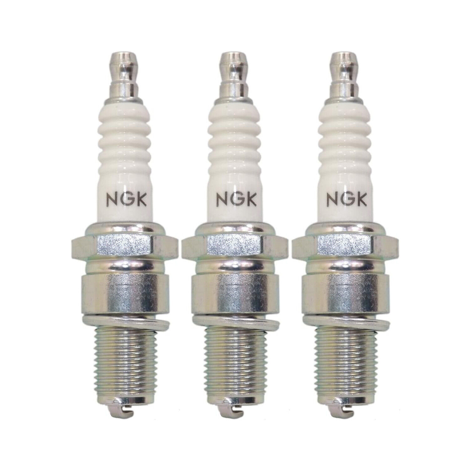 NGK Standard Spark Plug Set 3 Pieces 7634 For Sprint Charade 1.0 L3