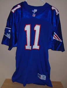 Vintage Drew Bledsoe New England Patriots Russell Size 48 Ebay