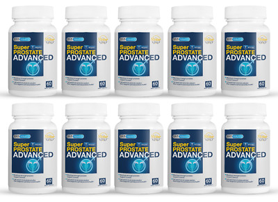 10 Pack Super Prostate Advanced, maximum prostate support-60 Capsules x10