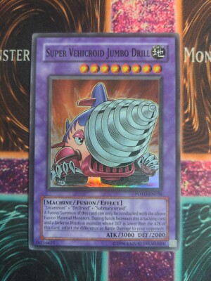 Yu-Gi-Oh! Super Vehicroid Jumbo Drill POTD-EN036 Unlimited Super