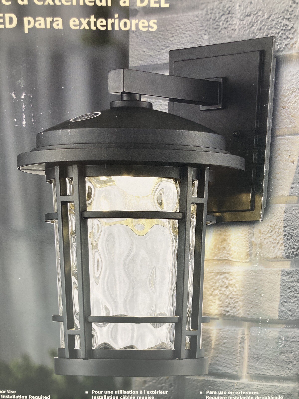 Altair Lighting AL2167 LED Wall Lantern With Dusk Dawn Sensor 14.5