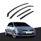 VW GOLF MK7 2012-2020 5 Door Hatchback Wind Deflectors 4pc Tinted