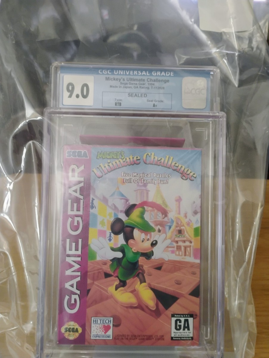 Mickey's Ultimate Challenge Sega Game Gear, 1994 Brand New! CGC