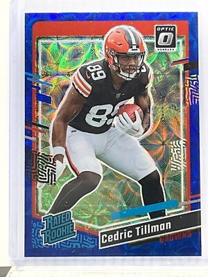 2023 Donruss Football - Cedric Tillman - Blue Scope Rated Rookie - RC - Browns