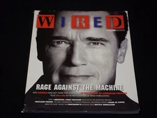 2004 SEPTEMBER WIRED MAGAZINE - ARNOLD SCHWARZENEGGER NICE FRONT COVER - L 18430