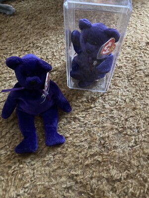 beanie babies rare Princess Dianna Mint Condition Rare In Cases Selling As Lot