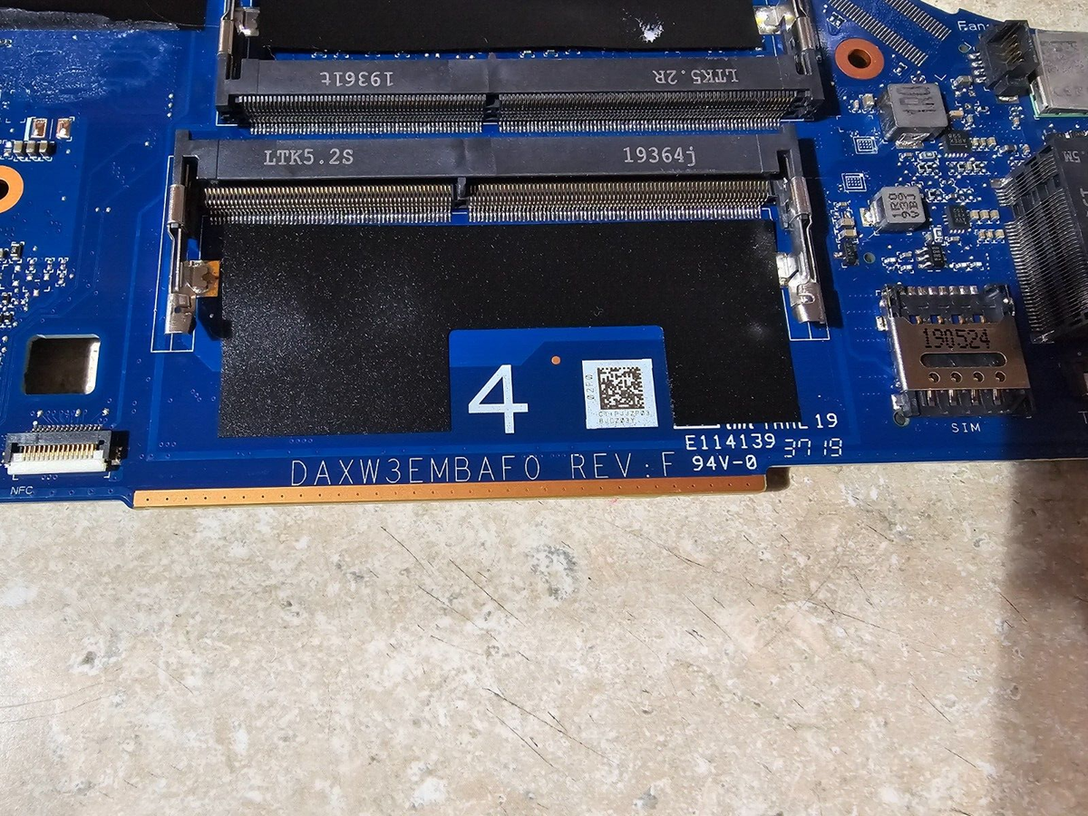 HP ZBOOK 17 G6 Motherboard CPU I7-9850H L67964-601 TESTED