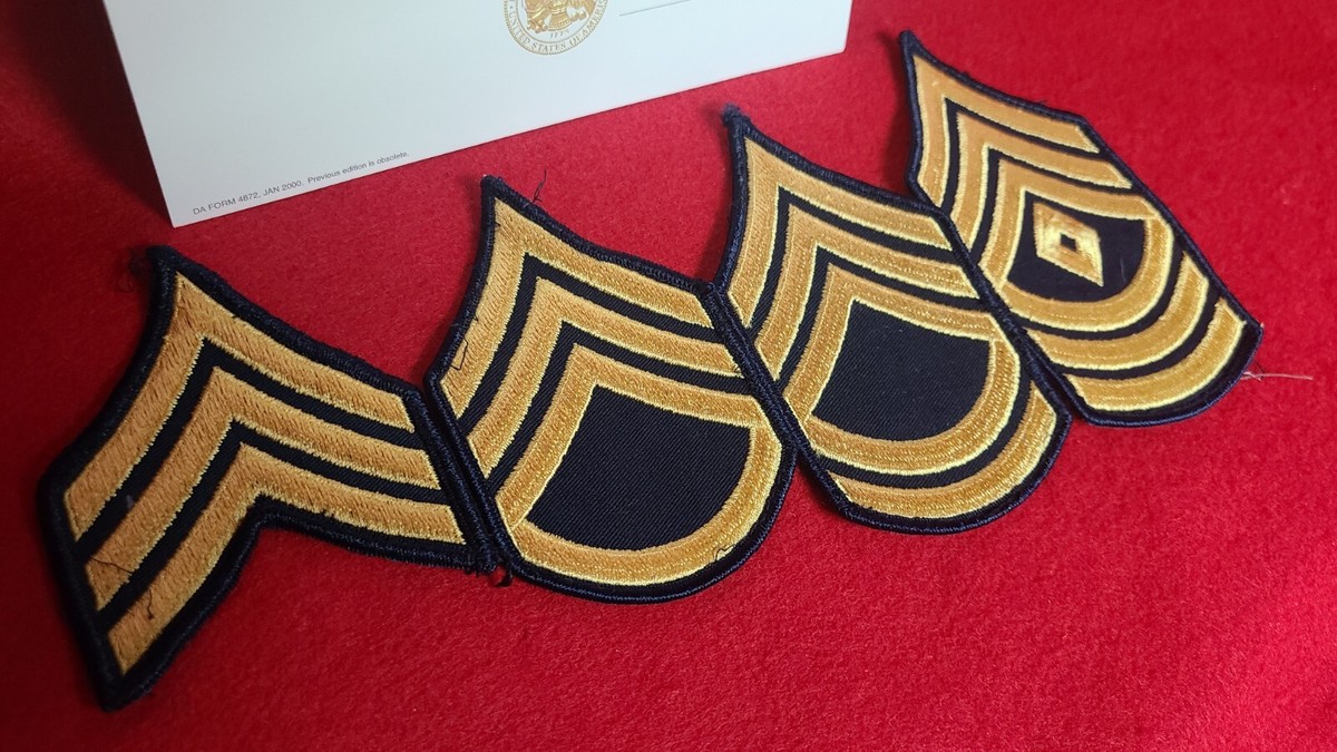 Army NCO Promotion Certificate SGT E5 thru SGM E9 | eBay u-s-army-promotion-certificate-comes-blank-fill-in-your-own-information-ebay