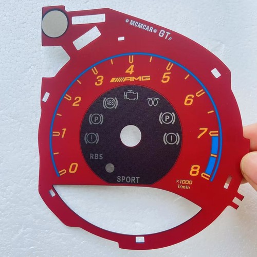 Dial Gauge FACE For Mercedes W205 C63 C200L GLC260 Upgrade to AMG GT-R 320KMH - Picture 3 of 8