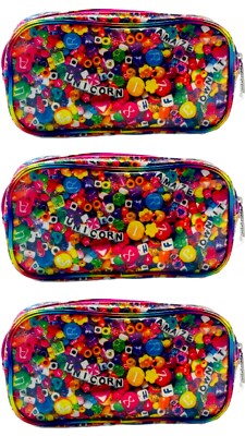iscream Reißverschluss Kosmetiktasche Charmed Klein 8,5 x 4,5 in Set 3