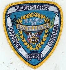 LOUISIANA JEFFERSON PARISH SHERIFF BAND OF EXCELLENCE NICE SHOULDER PATCH POLICE