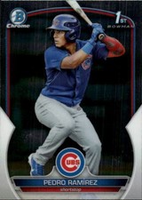 2023 Bowman Pedro Ramirez #BCP-2 Chrome Prospects Chicago Cubs 10M