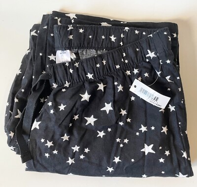 Amazon Essentials Damen Pyjamahose Flanell mit Sternen - Größe S