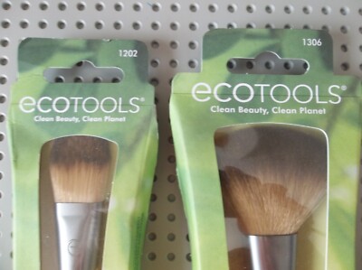 2 EcoTools Precision Blush Brushes - #1306, # 1202  new make up brushes
