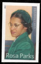 US. 4742. Rosa Parks, Civil Rights. Imperf.. Single Stamp. MNH. 2013