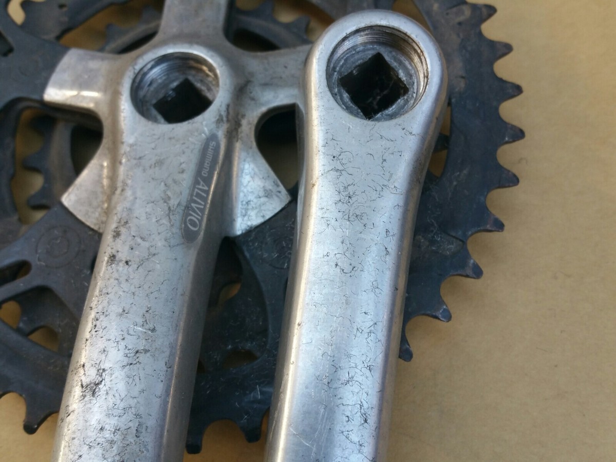 Vintage Shimano Alivio Triple Crankset 175mm 42/34/24 FC